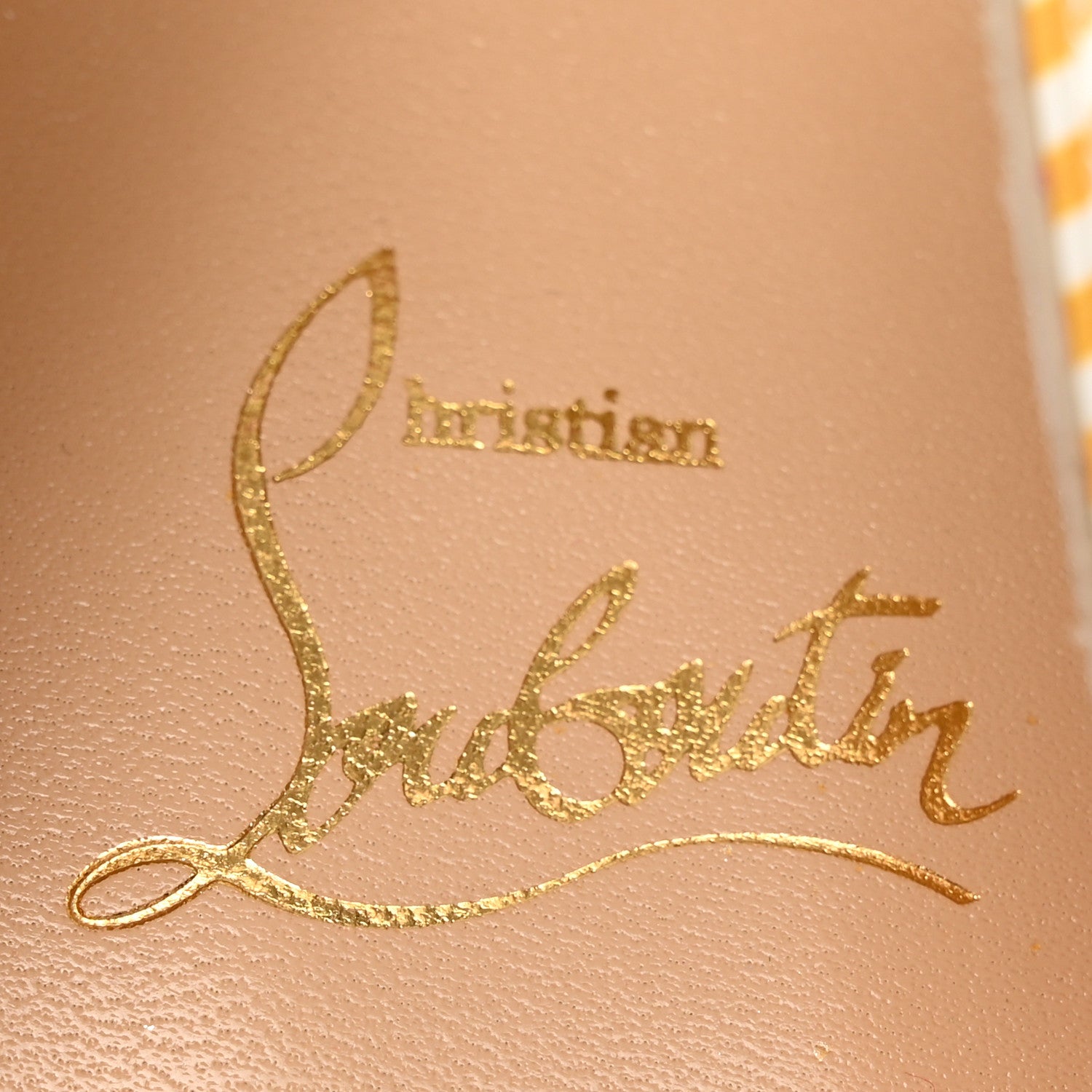 Christian Louboutin Patent Pigalle Follies Stripes 100 Pumps 38 Banana White 8 of 14