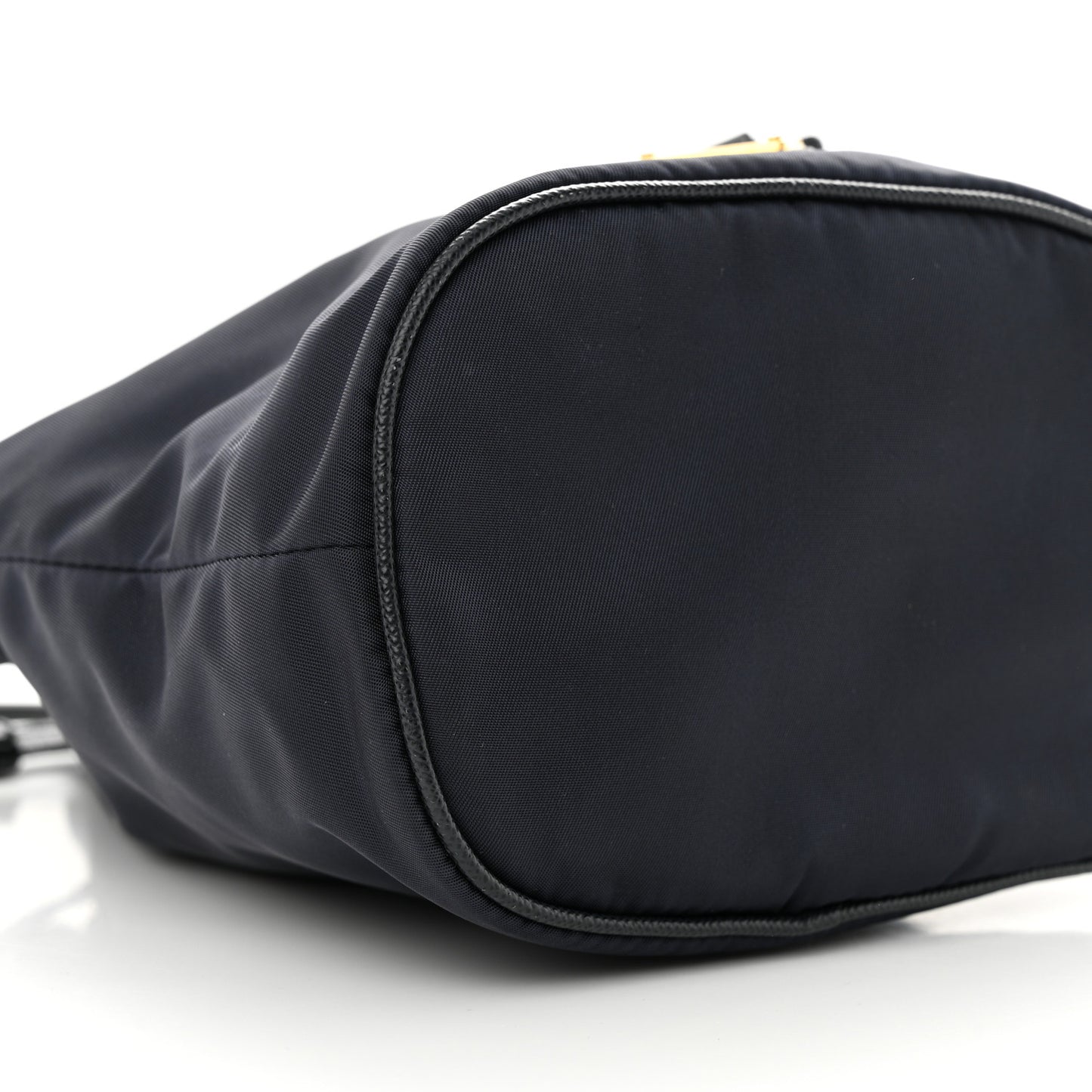 Re-Nylon Saffiano Mini Re-Edition 1978 Bucket Bag Navy
