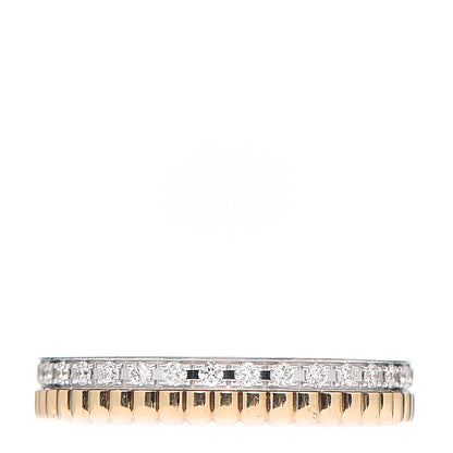 Boucheron 18K Yellow White Gold Diamond Quatre Radiant Wedding Band Ring 50 5.25 1 of 5
