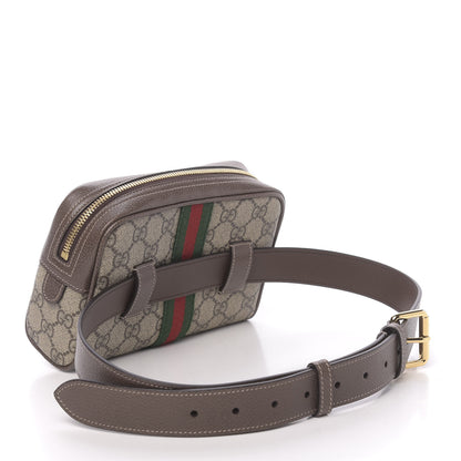Gucci GG Supreme Monogram Web Small Ophidia Belt Bag 85 34 Dark Brown 4 of 19
