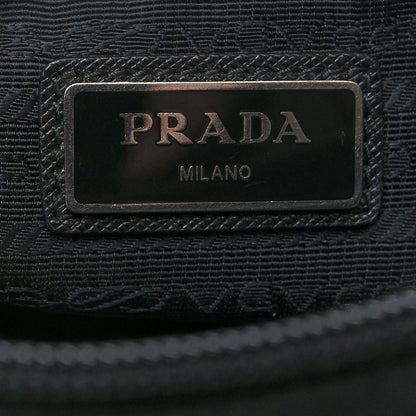 Prada Tessuto Nylon Saffiano Belt Bag Black 7 of 11