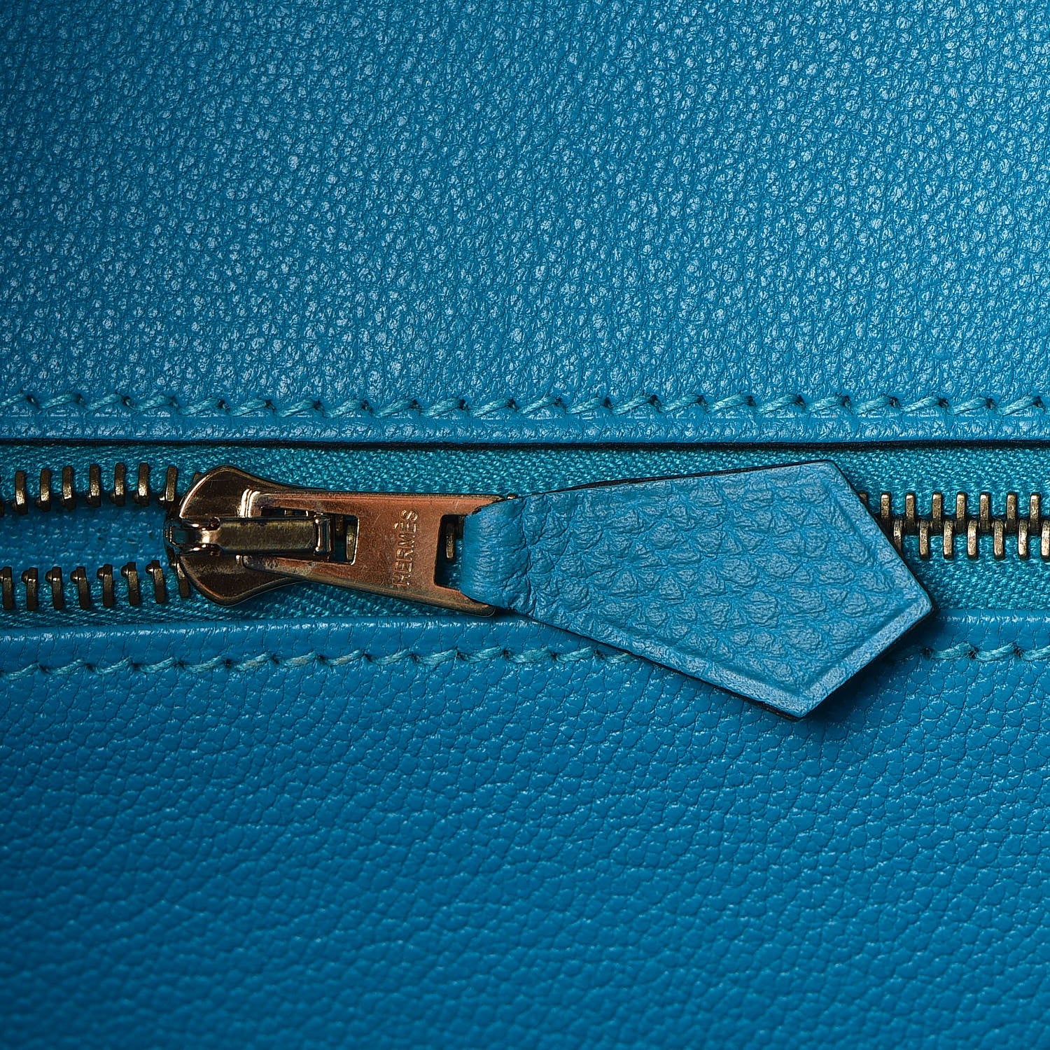 Hermes Togo Birkin 35 Turquoise 7 of 34
