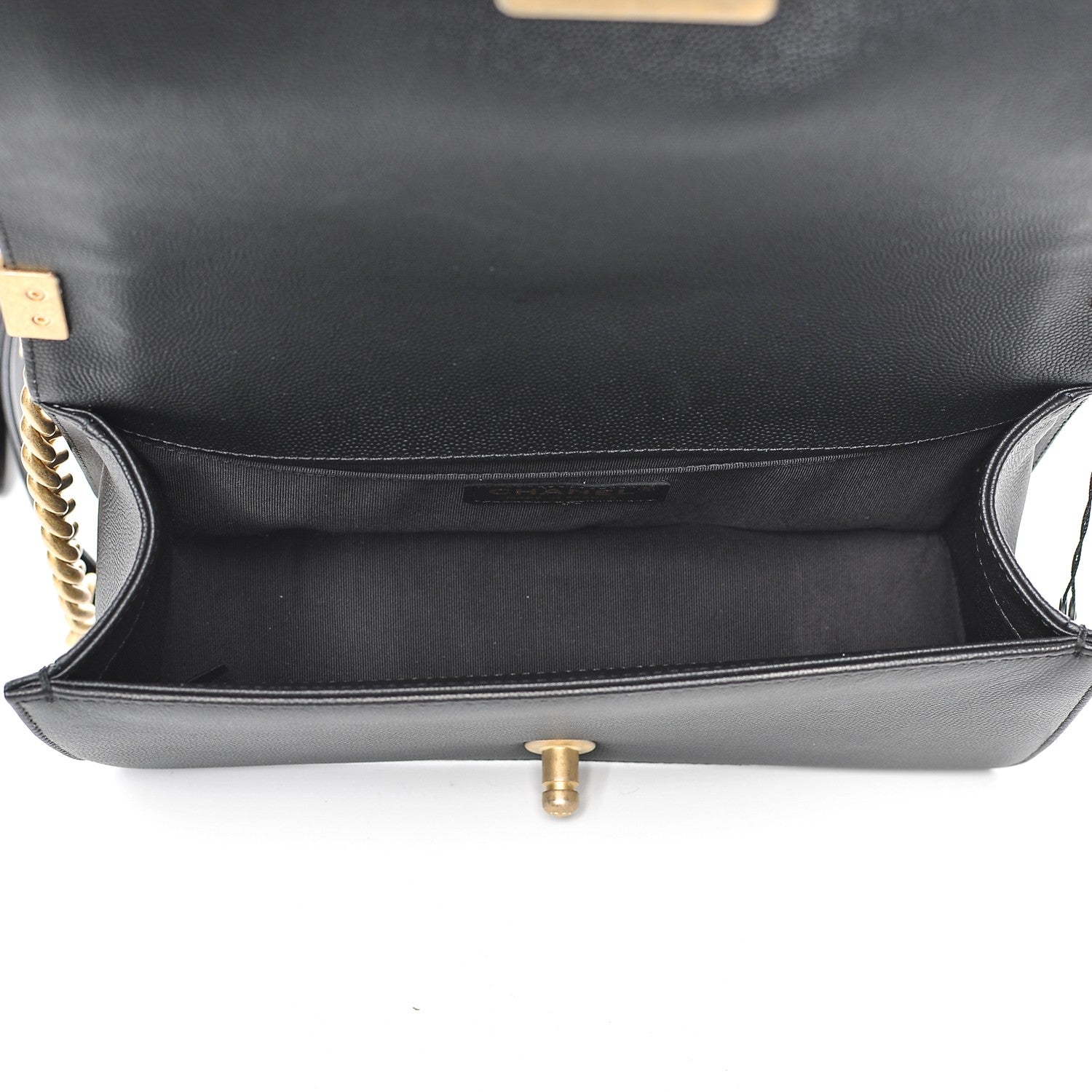 Chanel Caviar Quilted Medium Boy Flap Black 5 of 8
