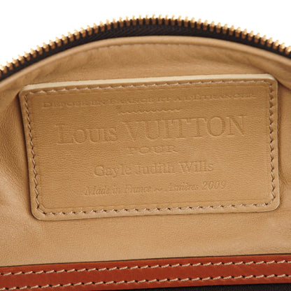 Louis Vuitton Calfskin Sac Louis Cognac 6 of 7