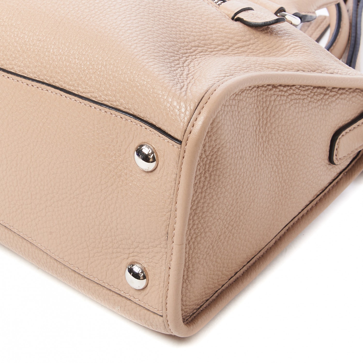 Prada Vitello Phenix Top Handle Shopping Satchel Cammeo 4 of 8