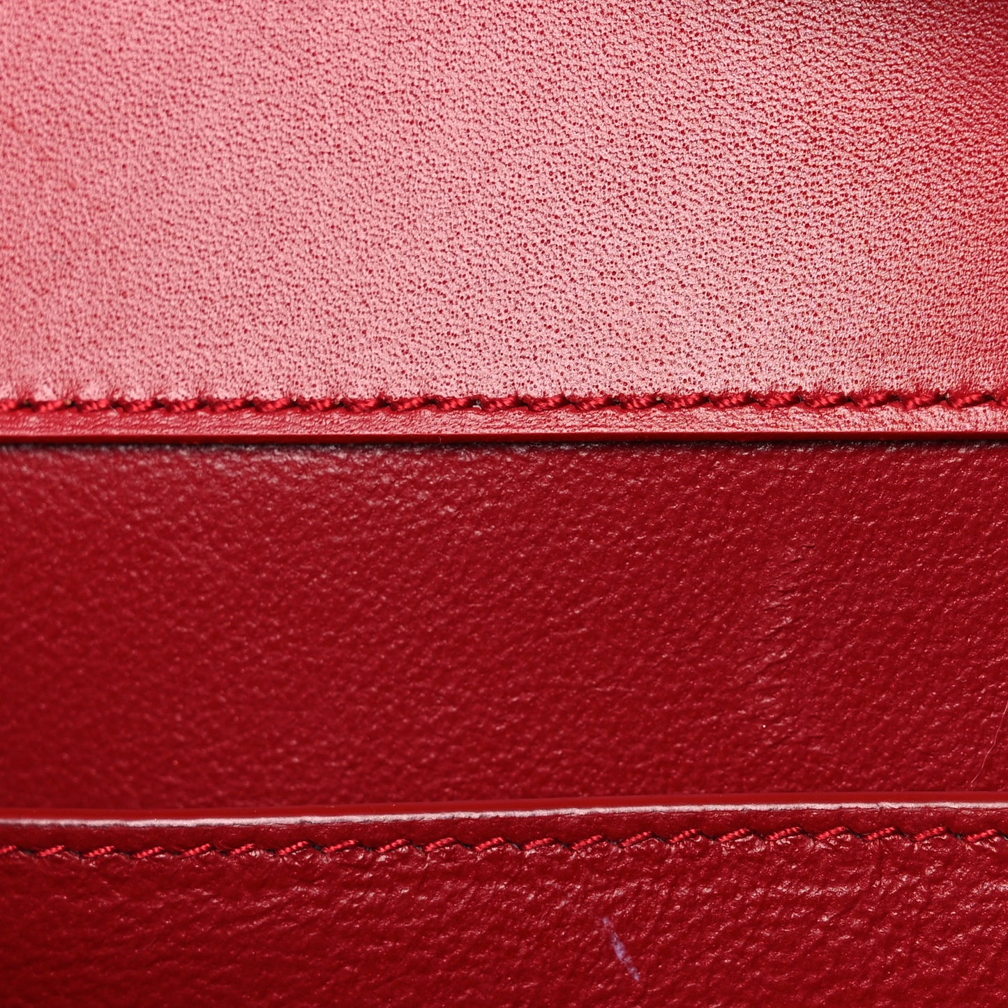 Smooth Calfskin Manhattan Shoulder Bag Rouge Eros
