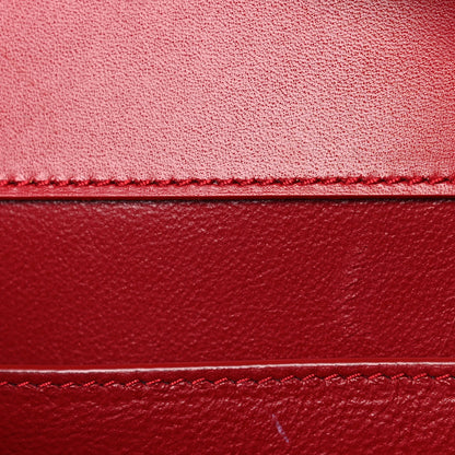 Saint Laurent Smooth Calfskin Manhattan Shoulder Bag Rouge Eros 11 of 14