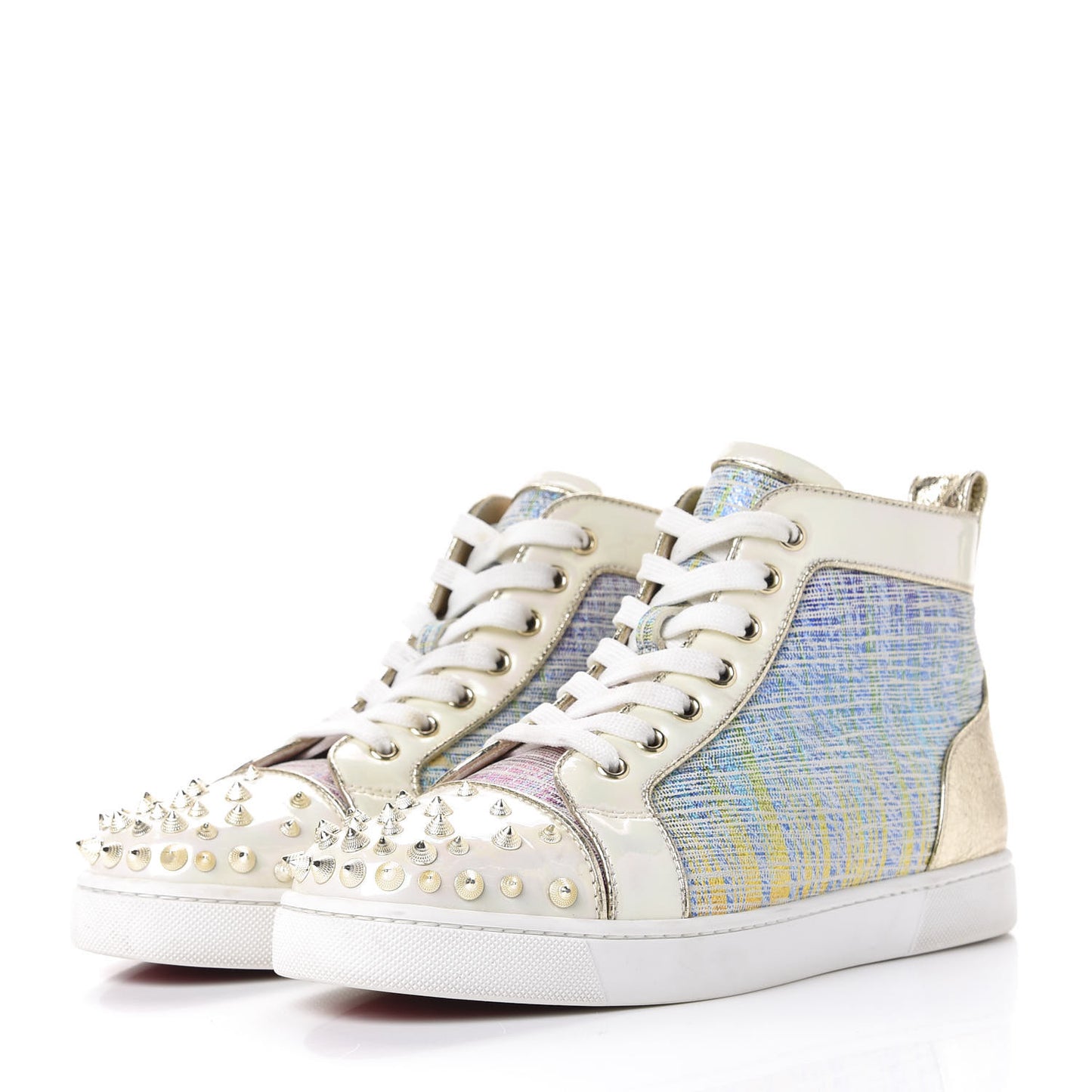 Suede Unicorn Womens Louis Spikes Flat Sneakers 39 Multi