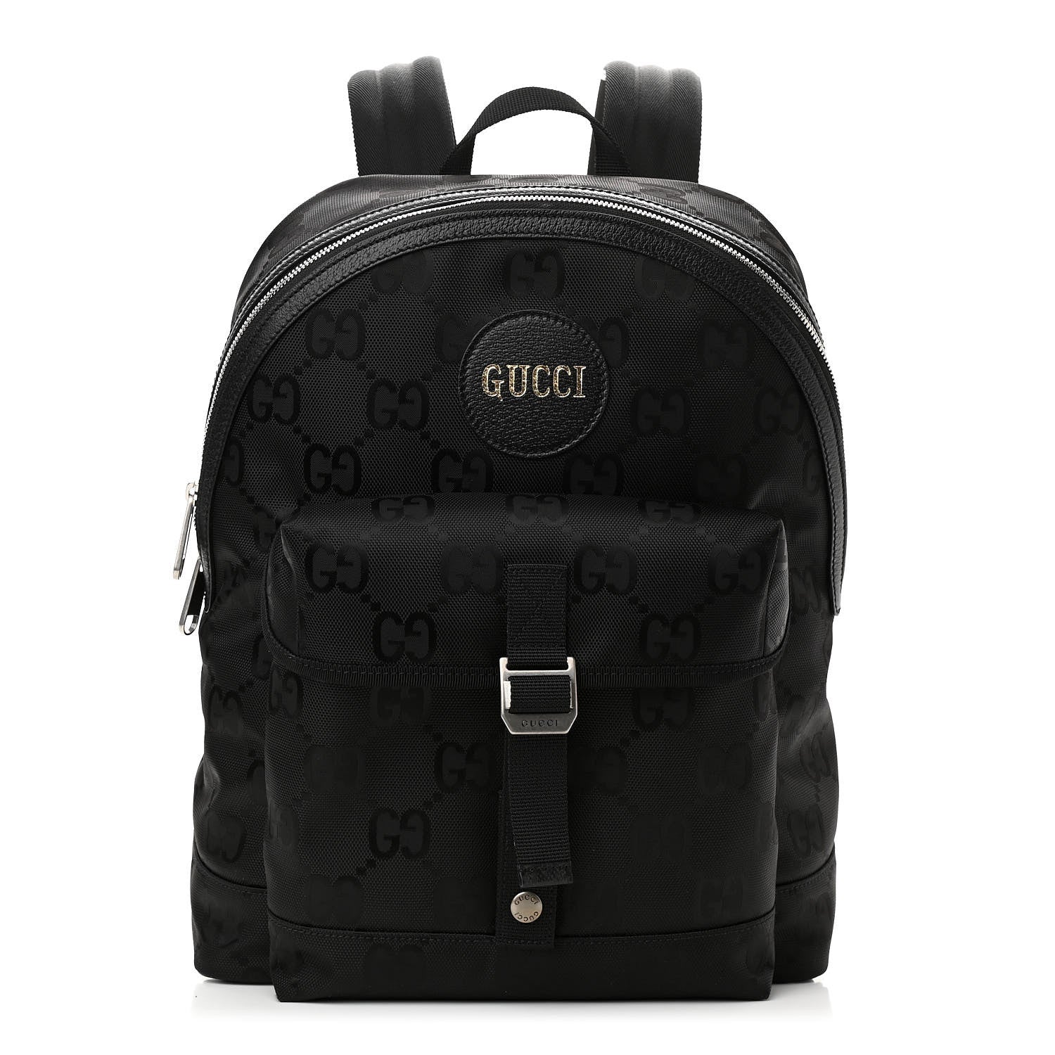 Gucci Econyl Nylon Monogram Off The Grid Backpack Black 1 of 10