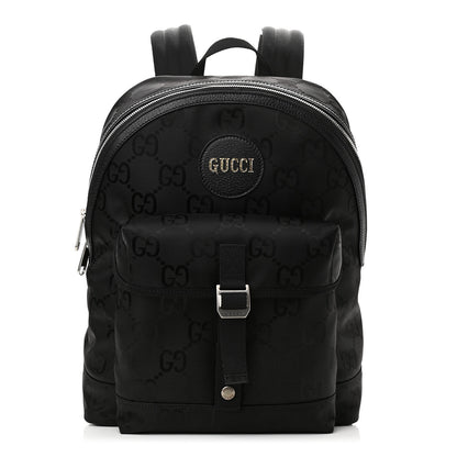 Gucci Econyl Nylon Monogram Off The Grid Backpack Black 1 of 10
