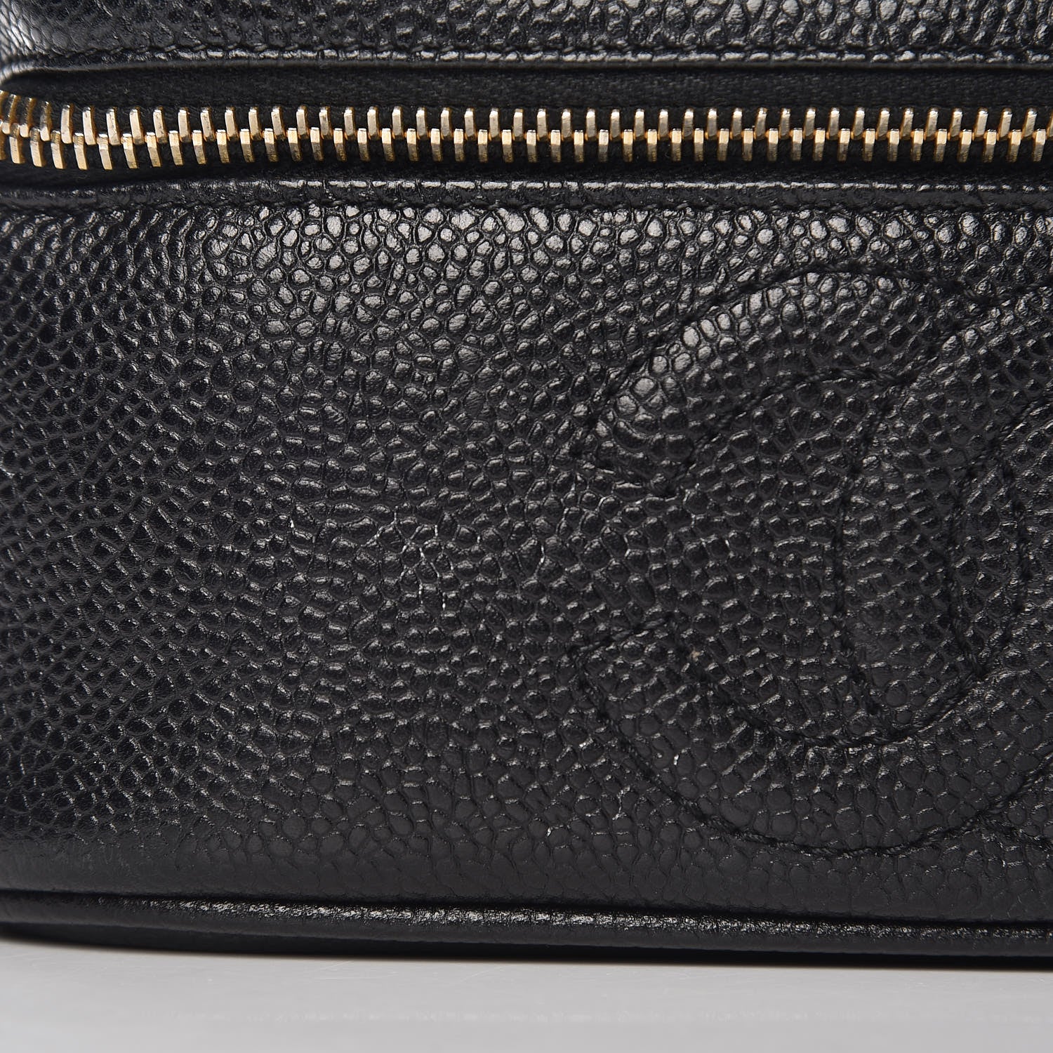 Chanel Caviar Vanity Cosmetic Case Black 8 of 16
