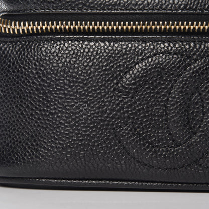 Chanel Caviar Vanity Cosmetic Case Black 8 of 16