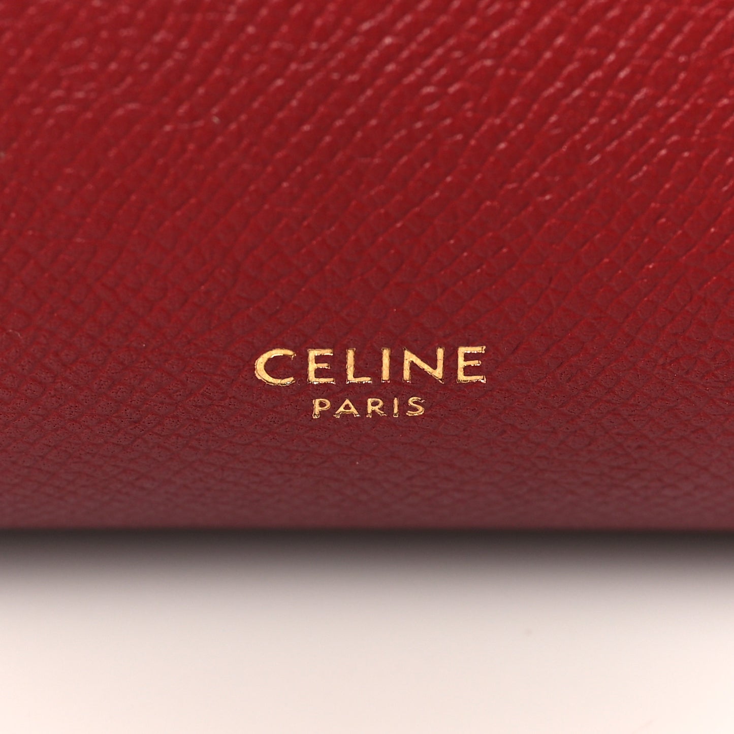 Grained Calfskin Nano Belt Bag Burgundy