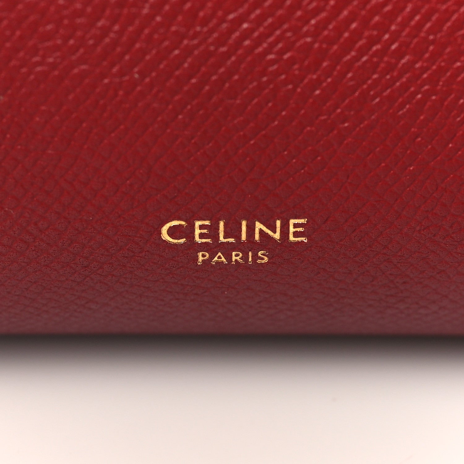 Celine Grained Calfskin Nano Belt Bag Burgundy 5 of 7