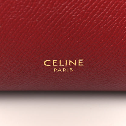 Celine Grained Calfskin Nano Belt Bag Burgundy 5 of 7