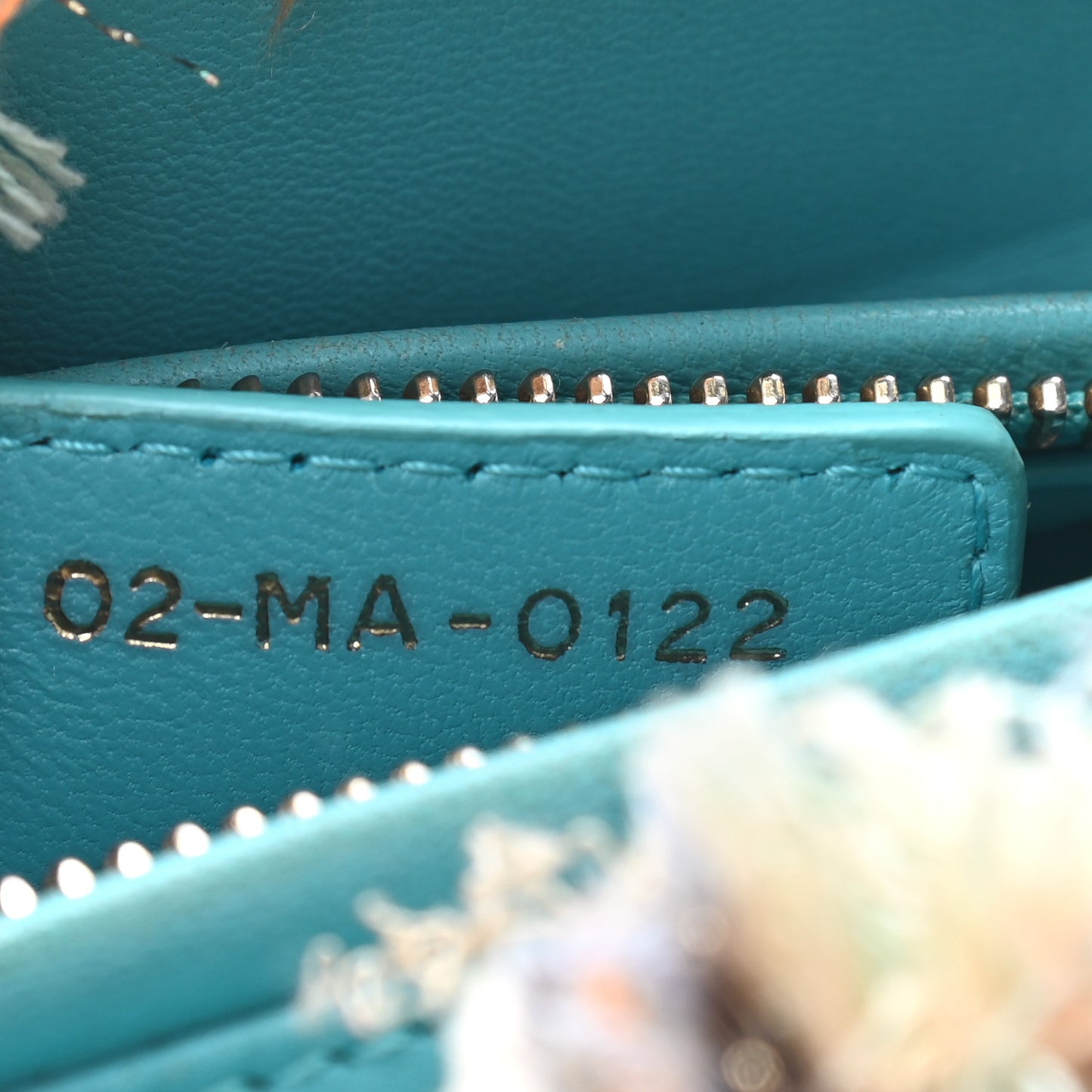 Tweed Heart Deco Medium Lady Dior Multicolor