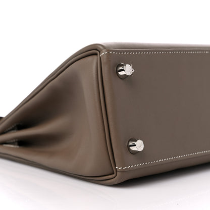 Hermes Swift Kelly Retourne 25 Etoupe 9 of 11