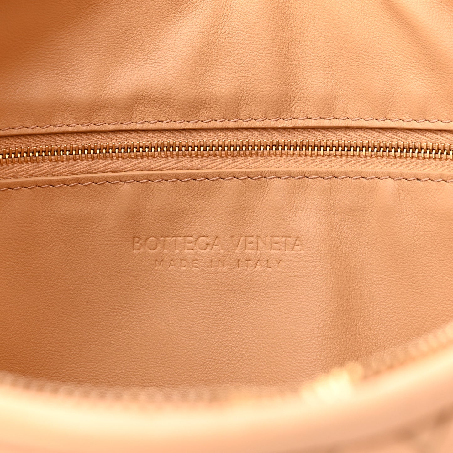 Nappa Intrecciato Small Jodie Hobo Almond