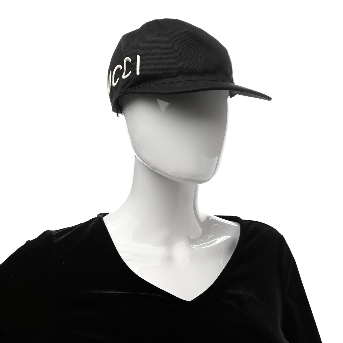 Cotton Loved Gucci Baseball Hat L Black