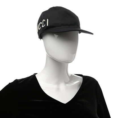 Gucci Cotton Loved Gucci Baseball Hat L Black 2 of 9