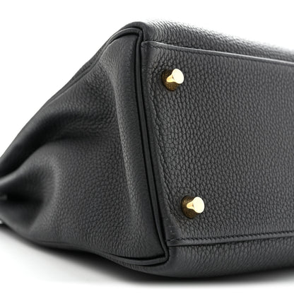 Hermes Togo Kelly Retourne 32 Black 9 of 12