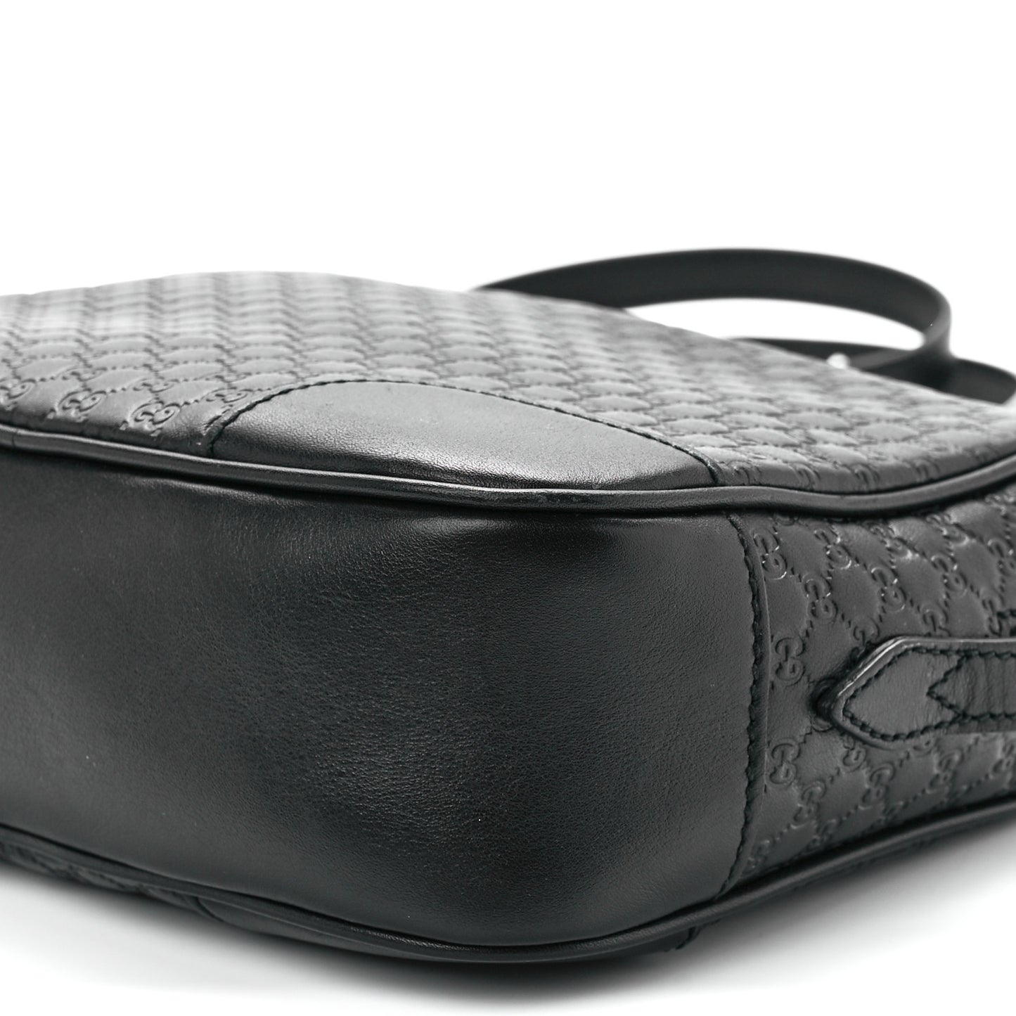 Microguccissima Mini Bree Messenger Bag Black