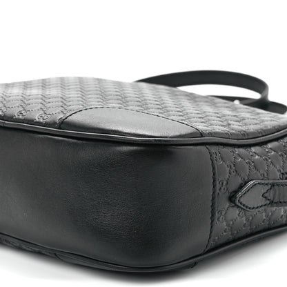 Gucci Microguccissima Mini Bree Messenger Bag Black 12 of 12