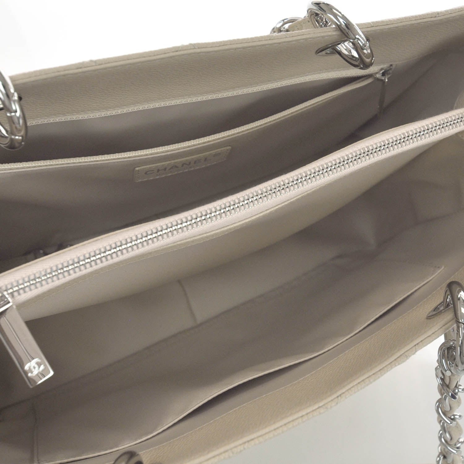 Chanel Caviar Grand Shopping Tote GST Beige Clair 11 of 23