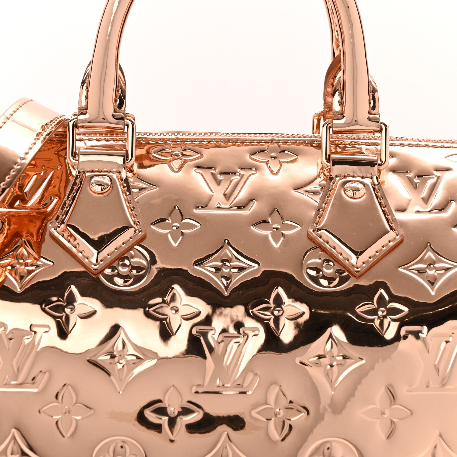 Louis Vuitton Monogram Miroir Speedy Bandouliere 25 Copper 7 of 9