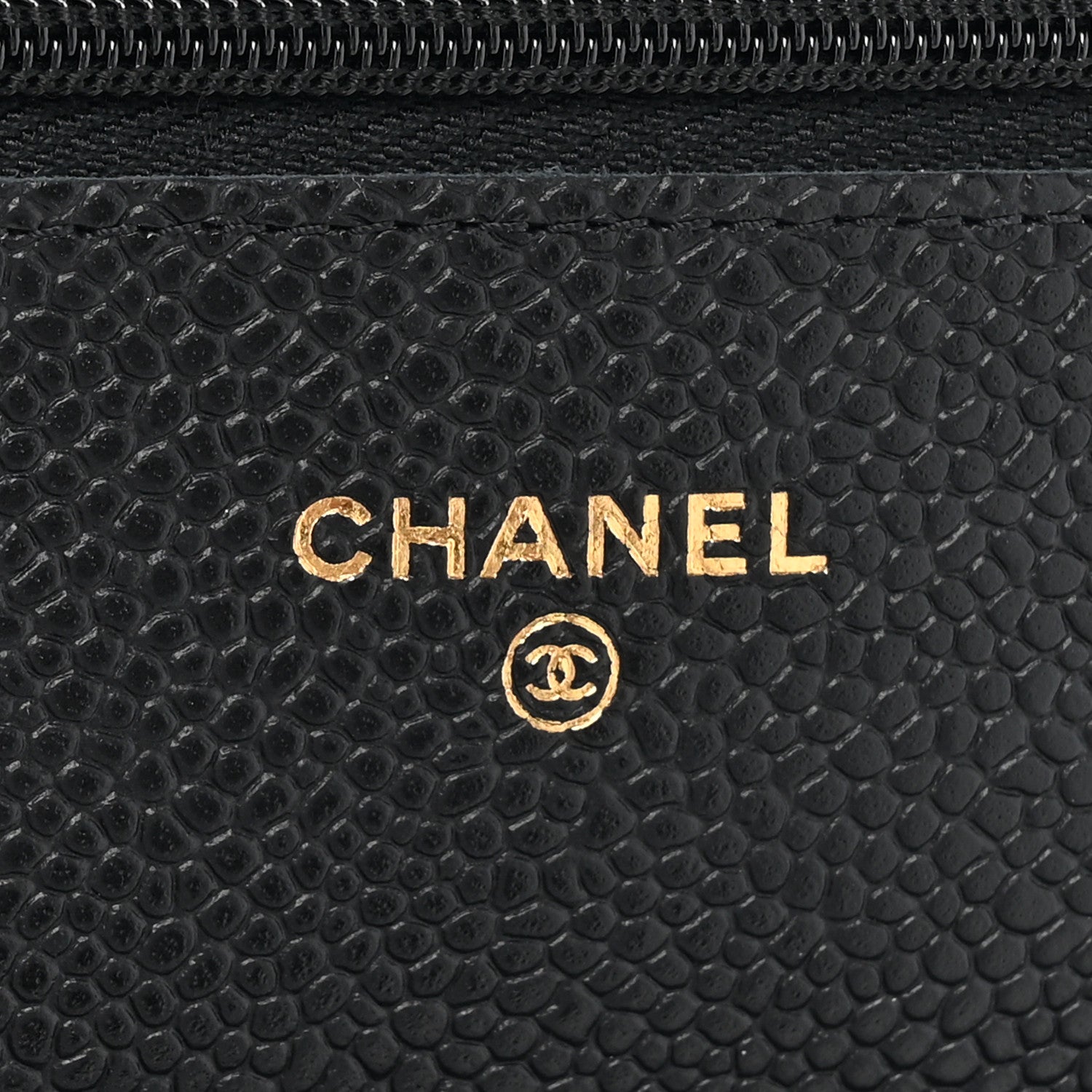Chanel Caviar Quilted Wallet on Chain WOC Black 6 of 12