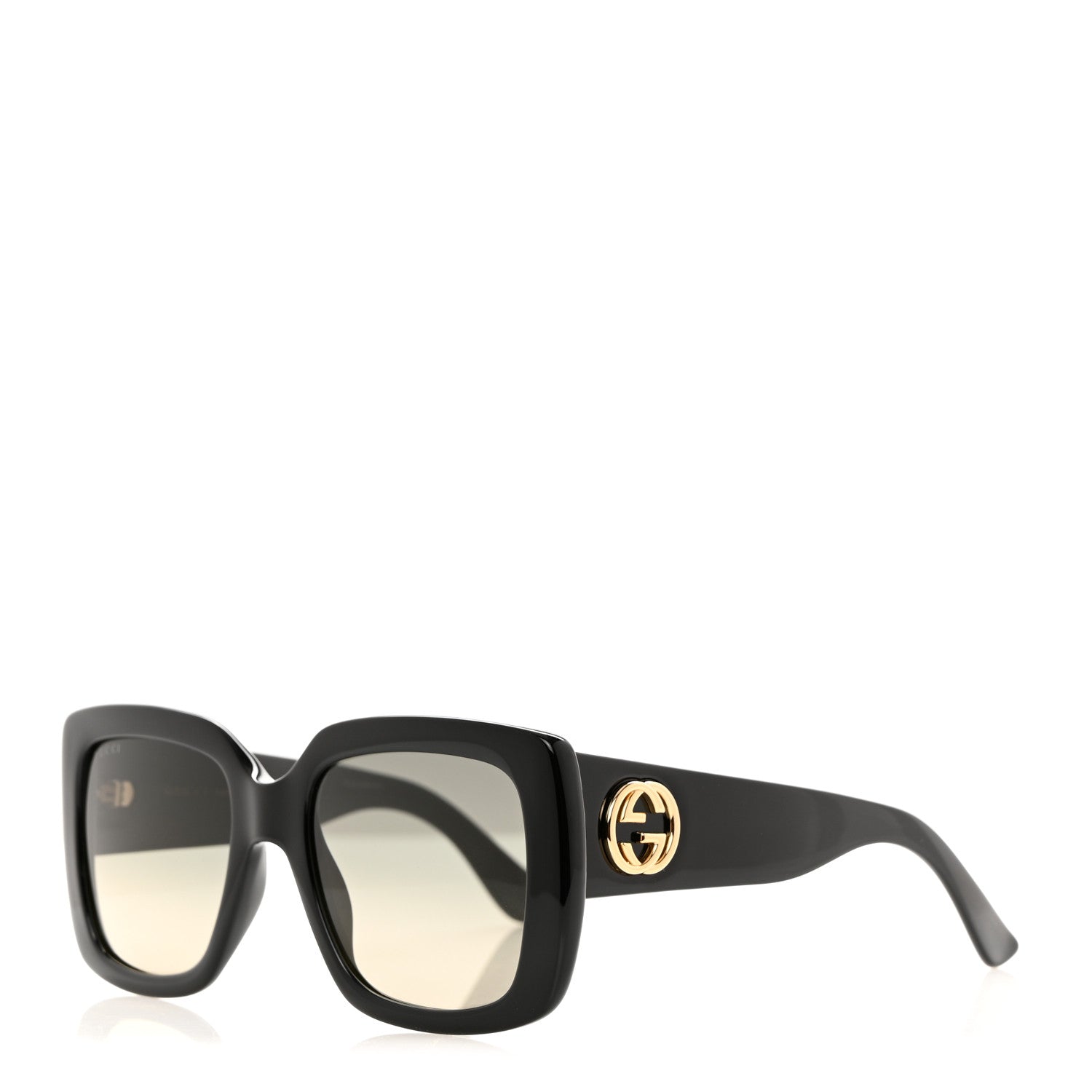 Gucci Acetate Square Frame Sunglasses GG0141S Black 1 of 8