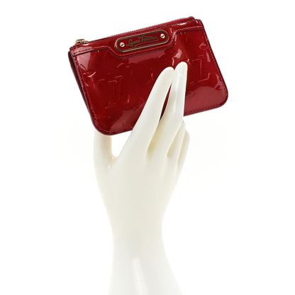 Louis Vuitton Vernis Key Pouch Cherry 2 of 17