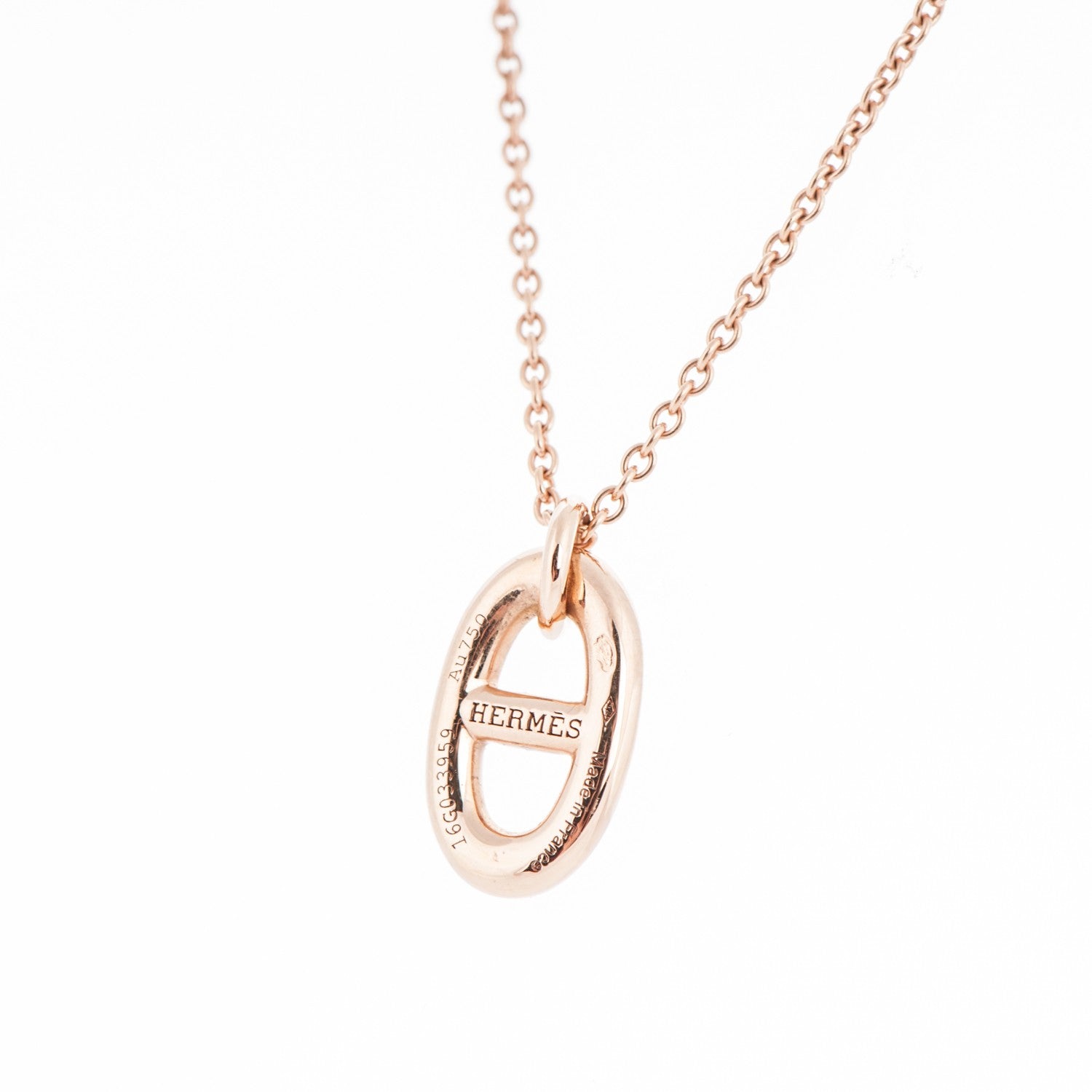 Hermes 18K Rose Gold PM Farandole Pendant Necklace 3 of 5