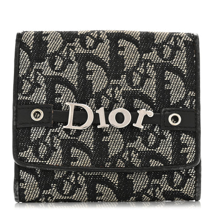 Christian Dior Monogram Trotter Wallet Black 1 of 10
