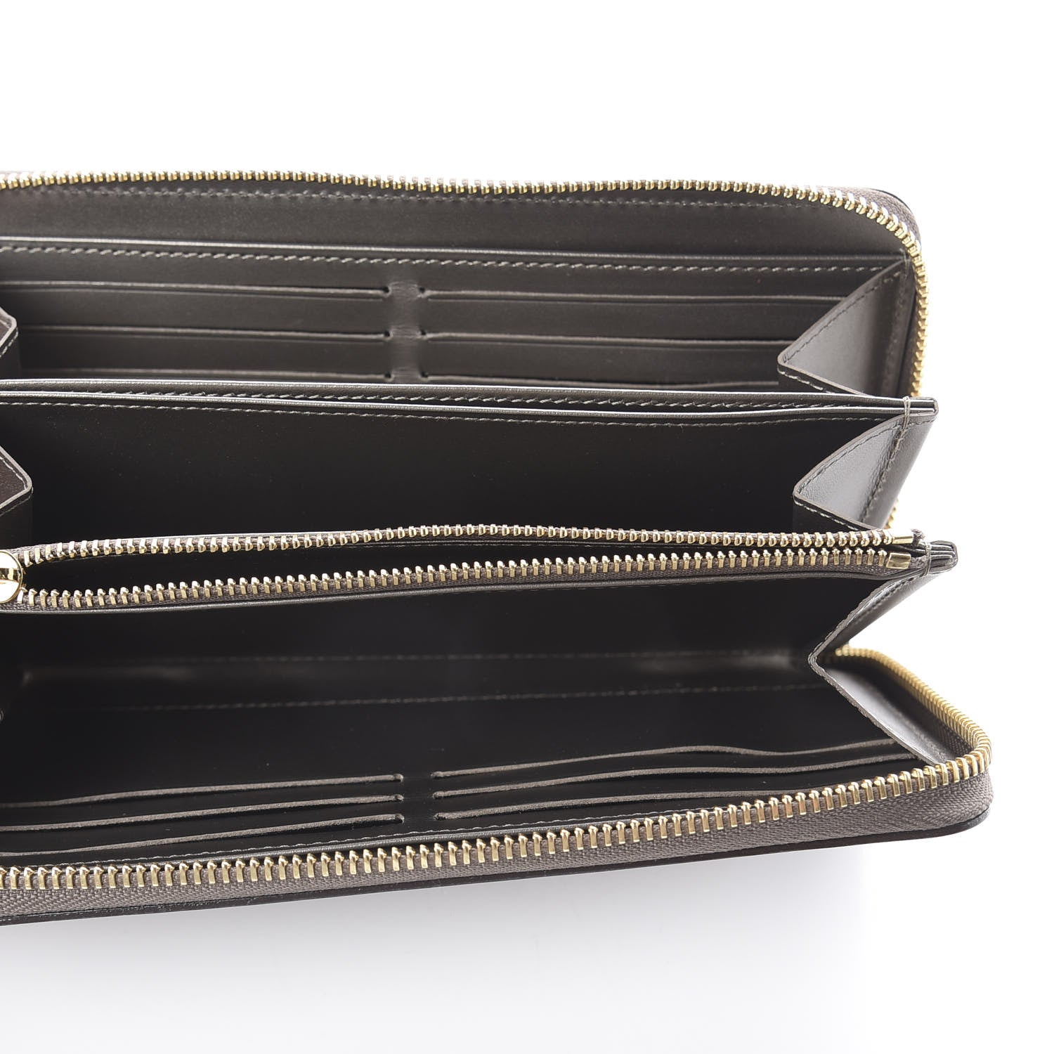 Louis Vuitton Vernis Zippy Wallet Champagne Metallise 9 of 10