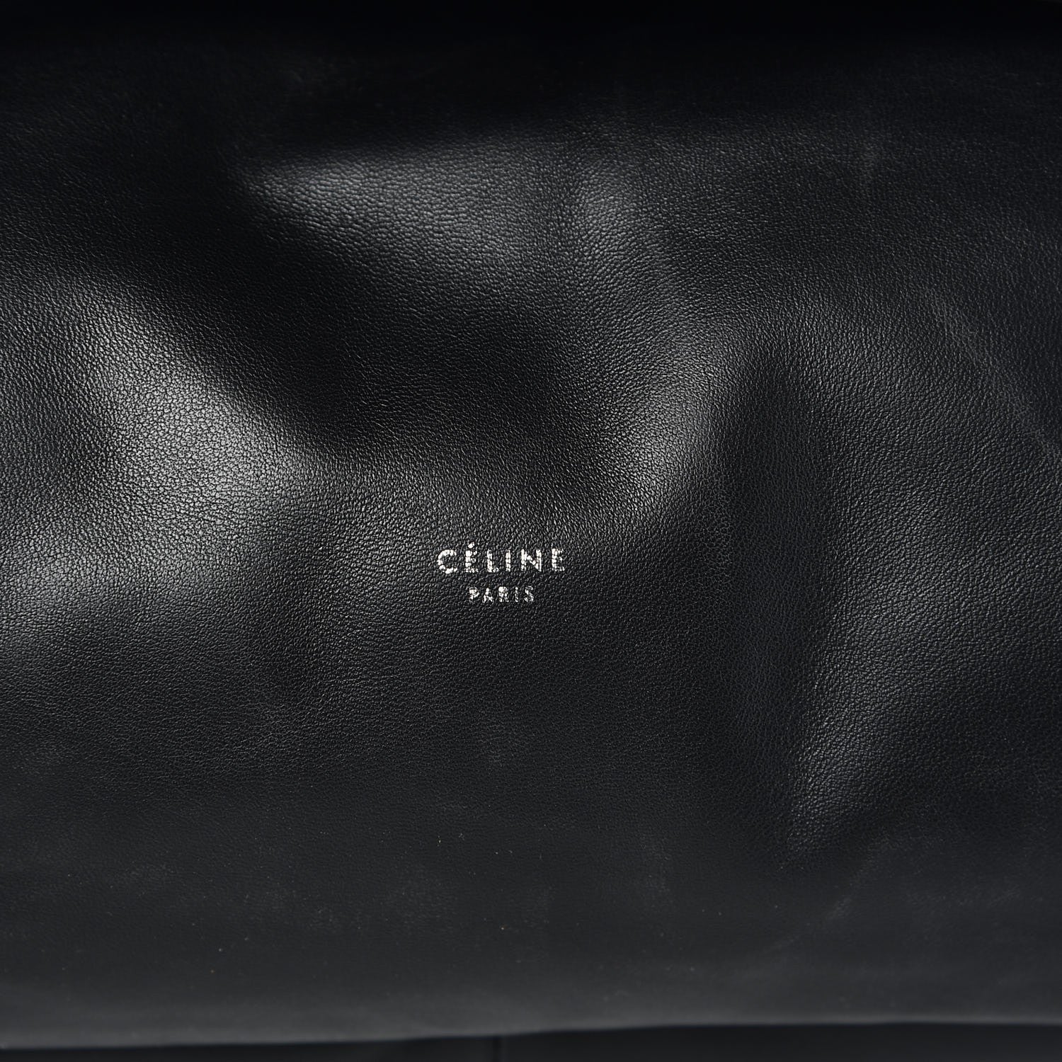 Celine Smooth Lambskin Medium Pillow Flap Black 6 of 7