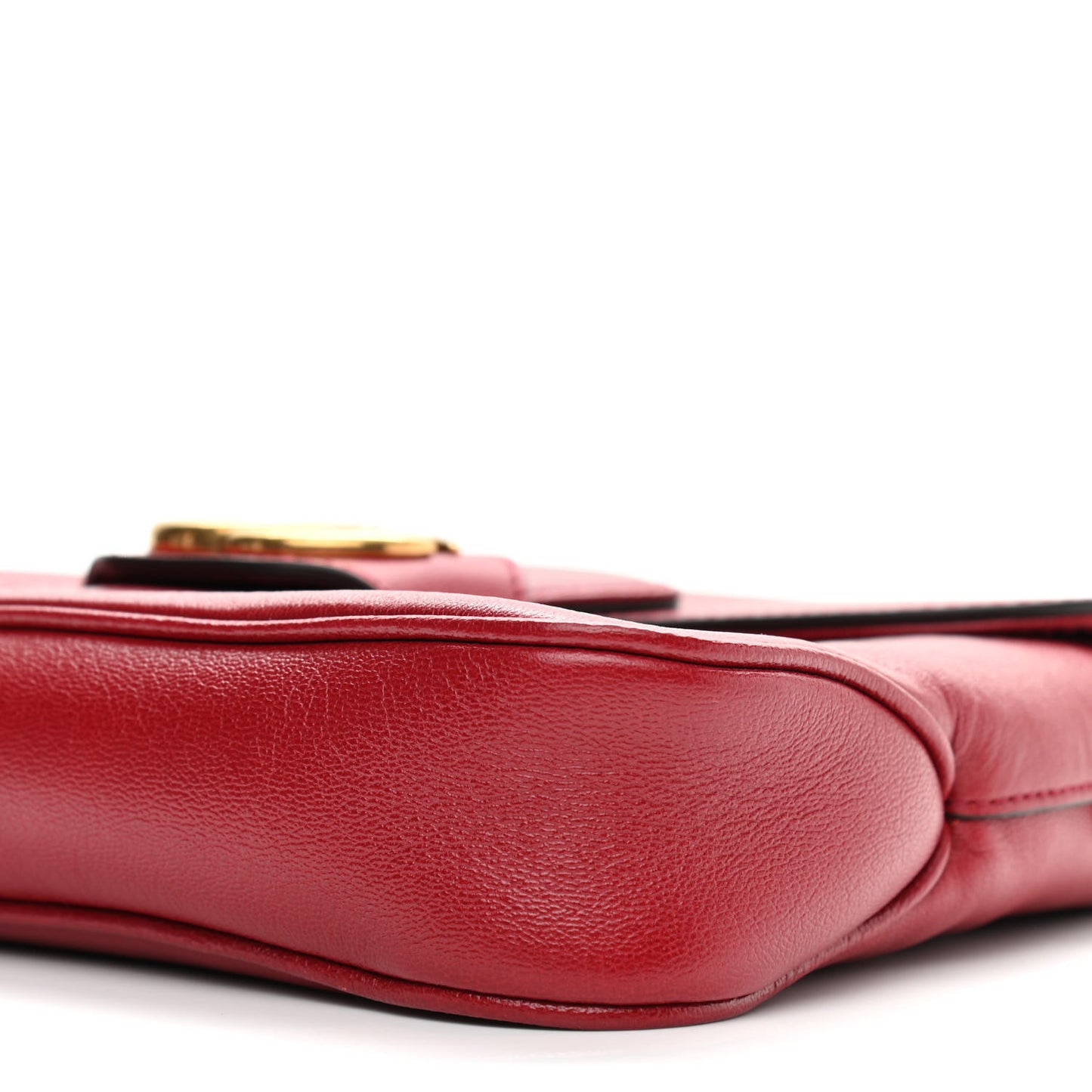 New Sakai Calfskin Lux Small Dahlia Messenger Shoulder Bag New Cherry Red