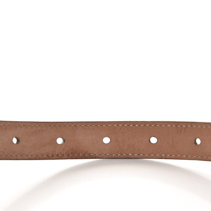Gucci Metallic Calfskin Crystal Interlocking G Belt 110 44 Golden Beige 4 of 5