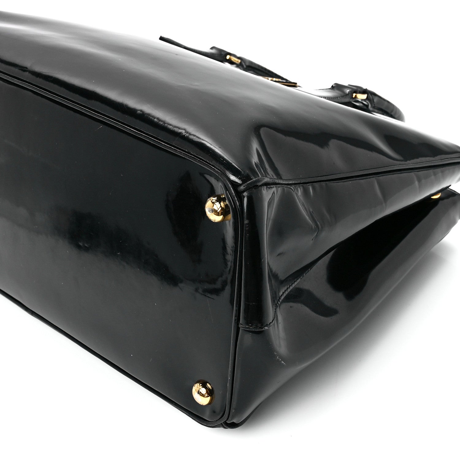 Prada Spazzolato Large Galleria Double Zip Tote Black 12 of 12