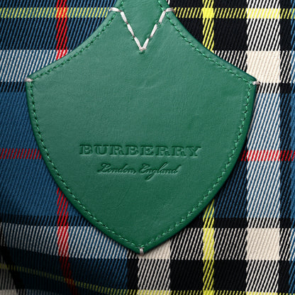 Burberry Vintage Check Large The Giant Reversible Tote Palm Green Pink Apricot 6 of 16