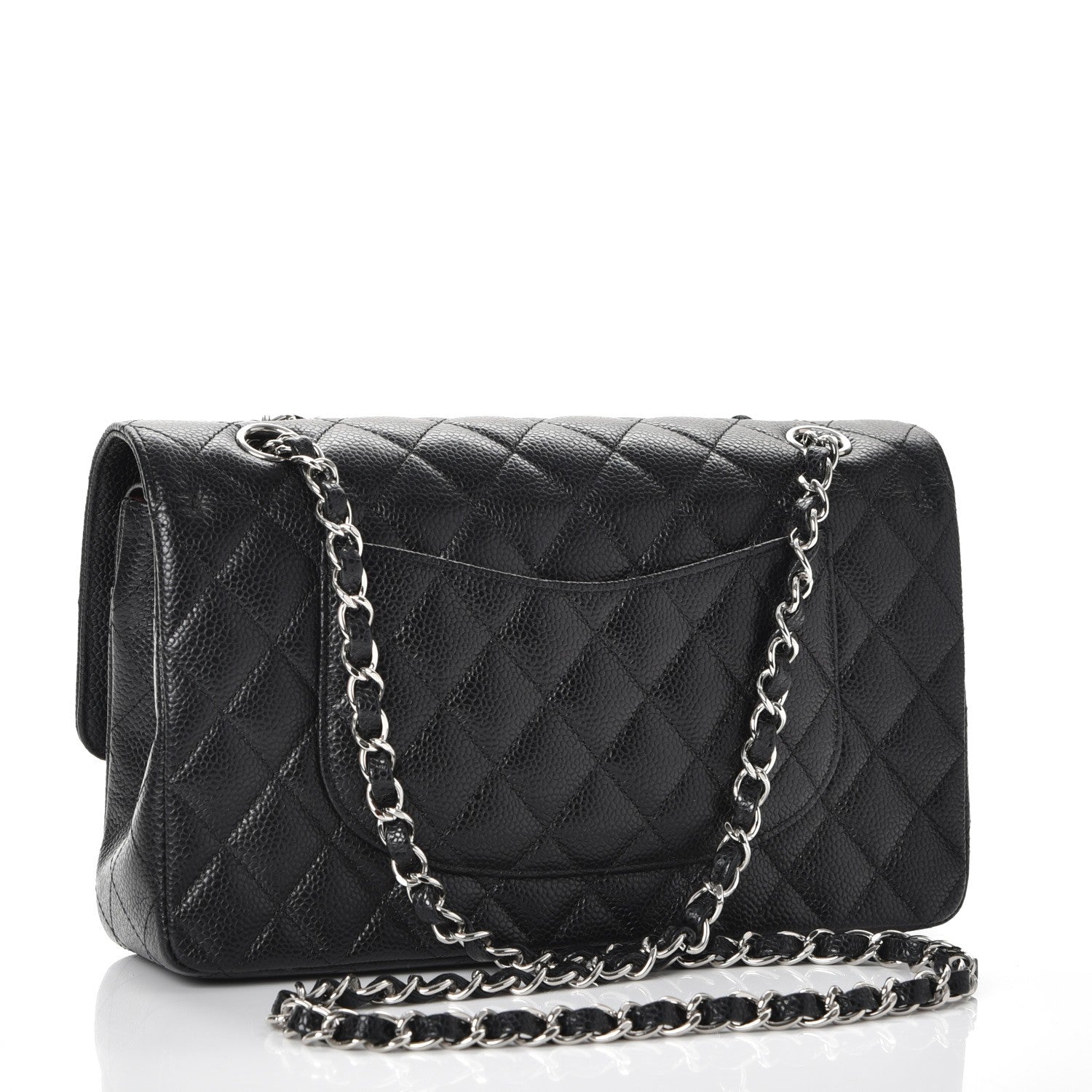 Chanel Caviar Quilted Medium Double Flap Black 4 of 8