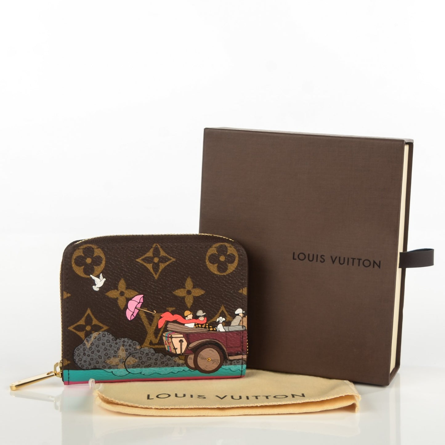 Monogram 2015 Christmas Animation Zippy Coin Purse