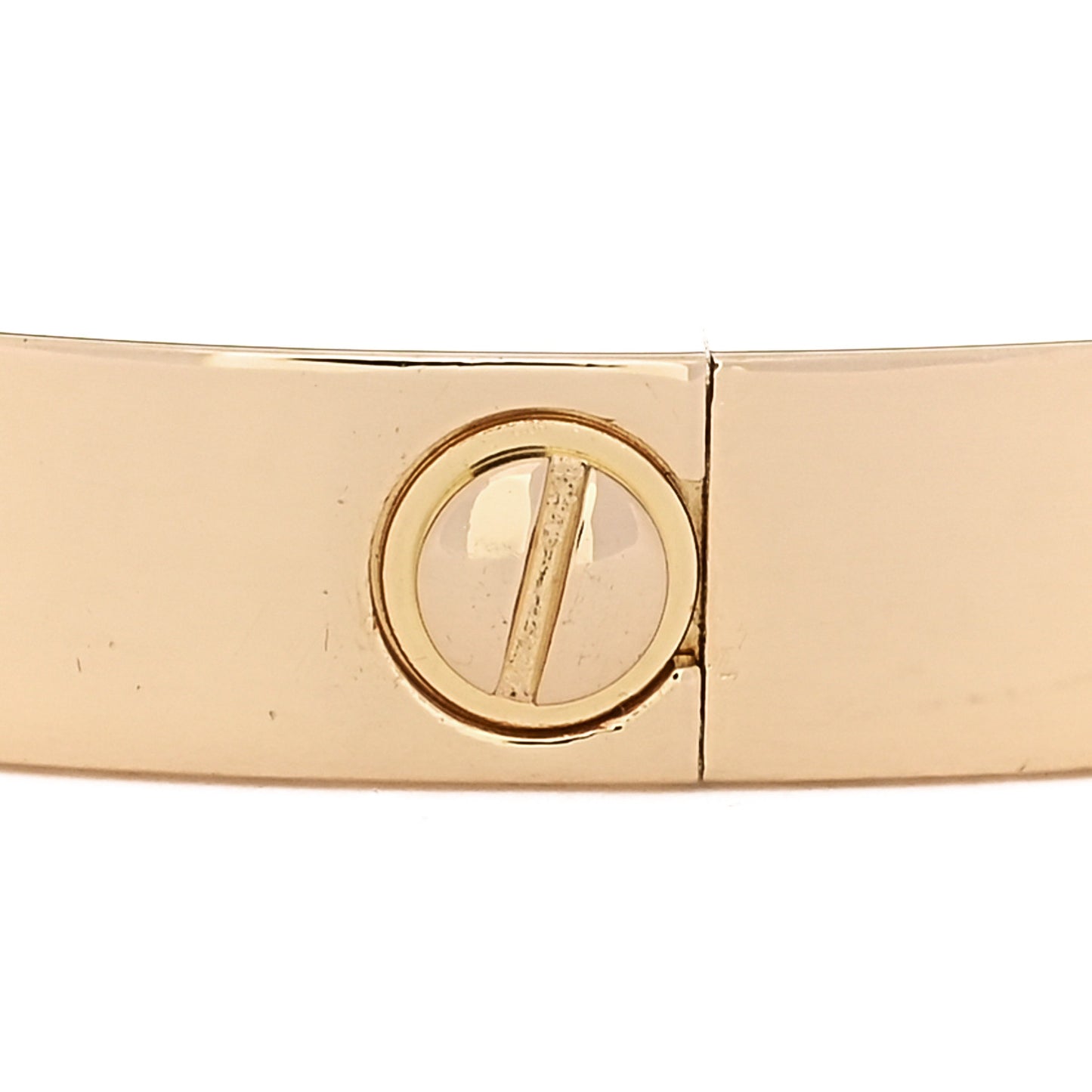 18K Yellow Gold LOVE Bracelet 17