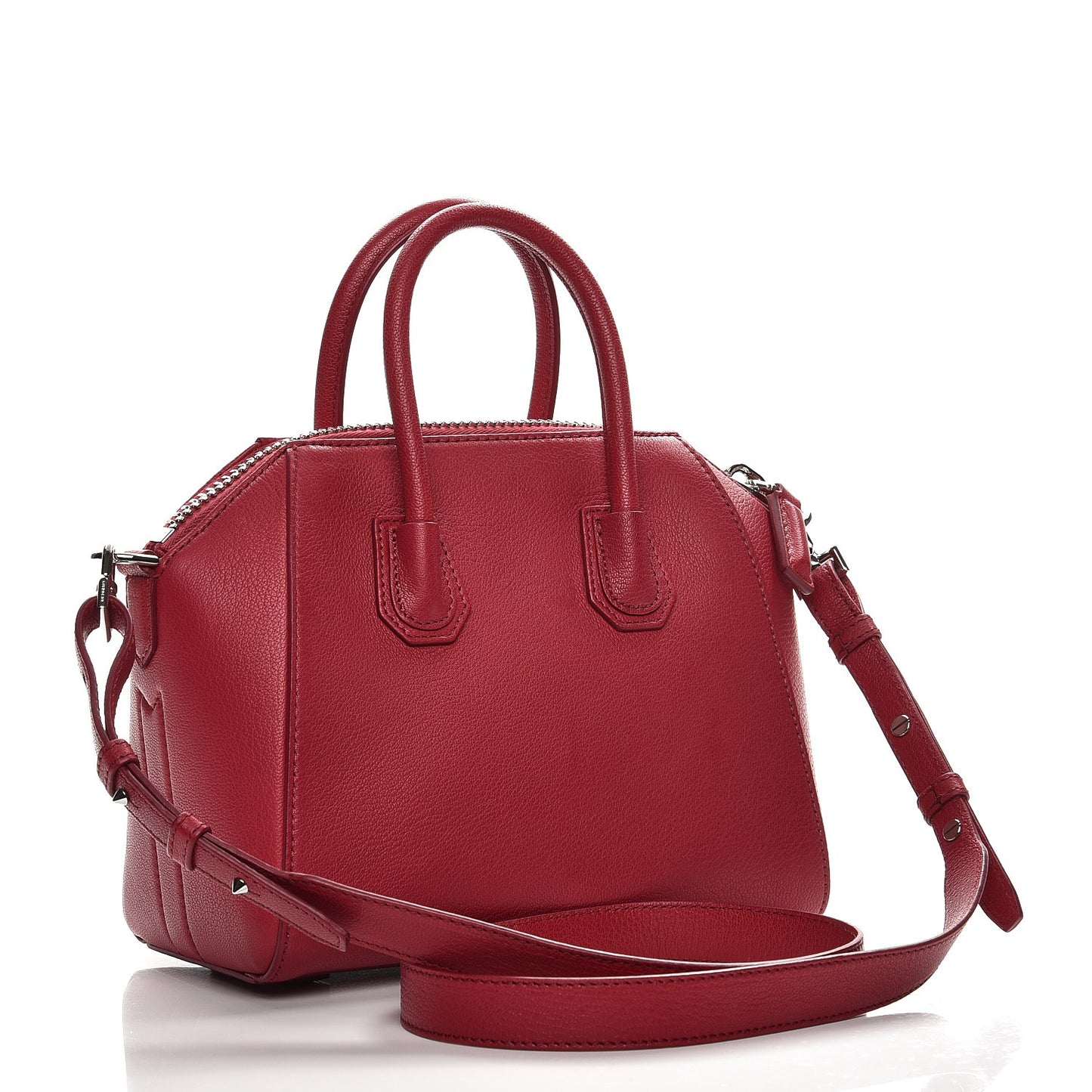 Sugar Goatskin Mini Antigona Raspberry