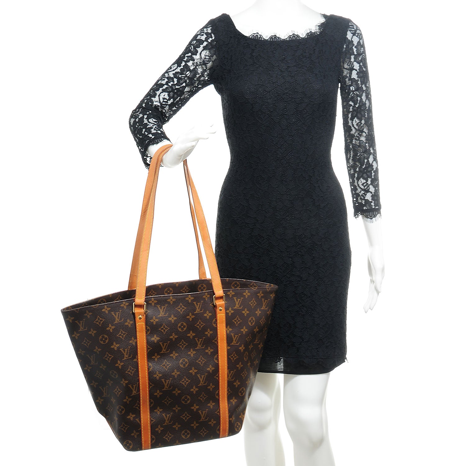 Louis Vuitton Monogram Sac Shopping Tote 2 of 7