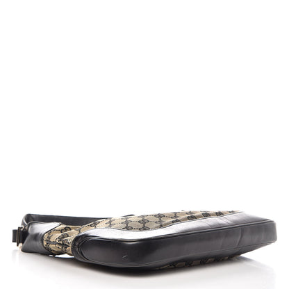 Gucci Monogram Small Jackie O Hobo Bag Black 4 of 12