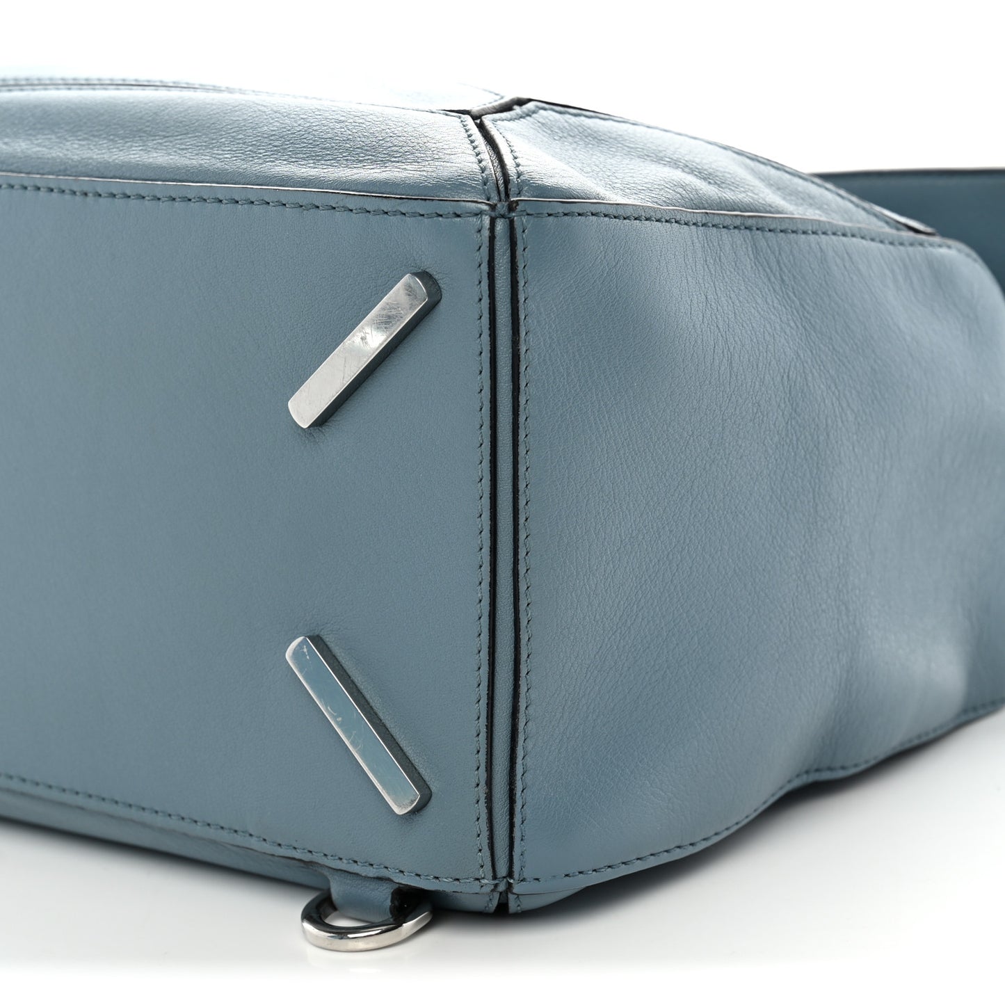 Calfskin Medium Puzzle Bag Stone Blue