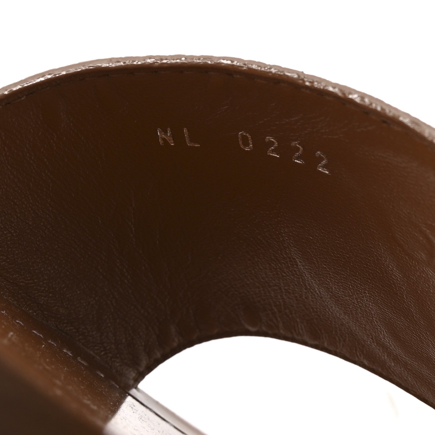 Louis Vuitton Calfskin Lock It Flat Mule 40 Cognac 9 of 9