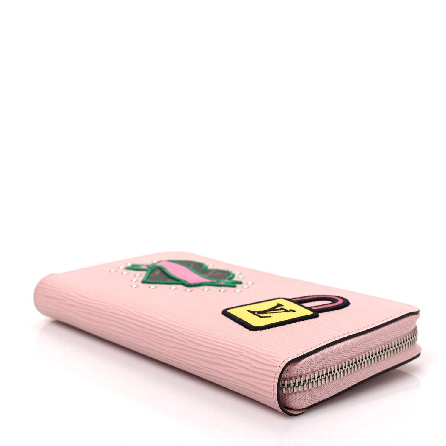 Louis Vuitton Epi LV Stories Zippy Wallet Rose Ballerine 7 of 7