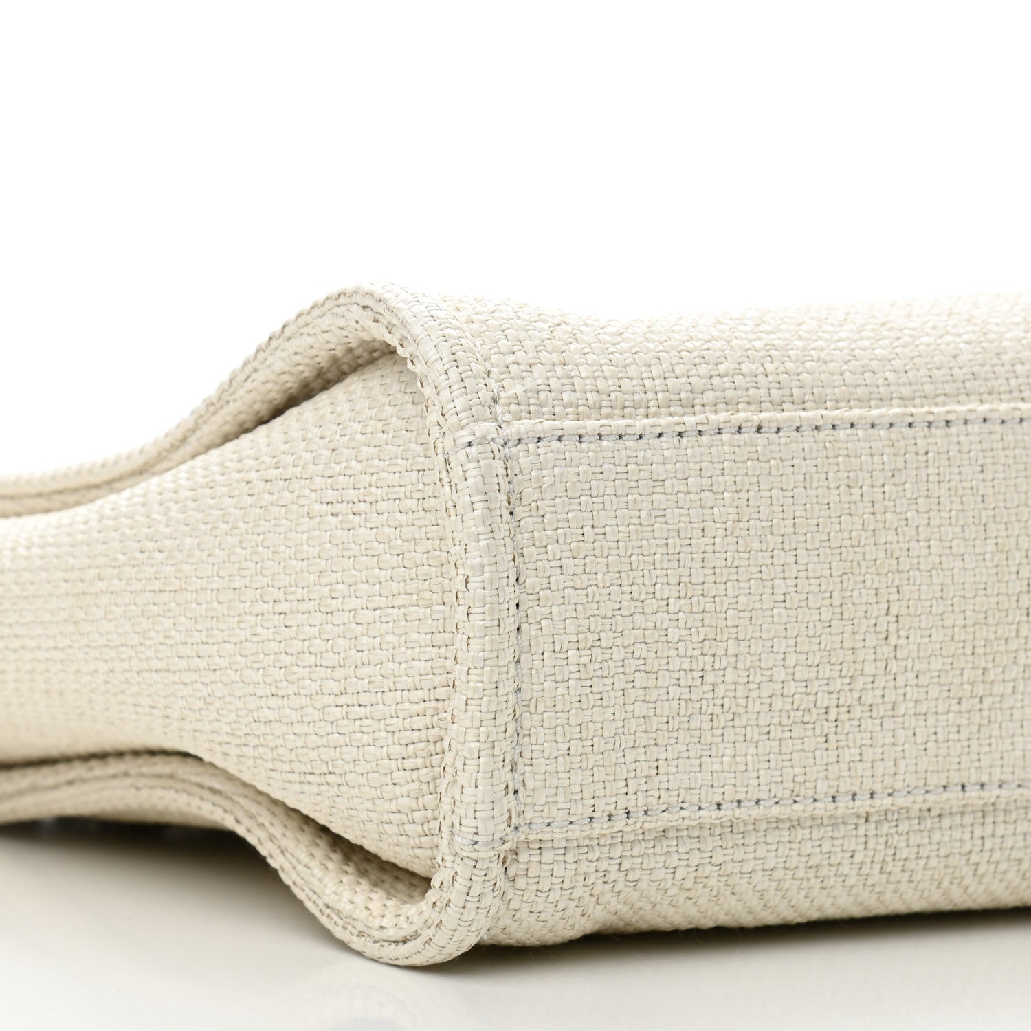 Chanel Mixed Fibers Mini Deauville Tote White 5 of 10